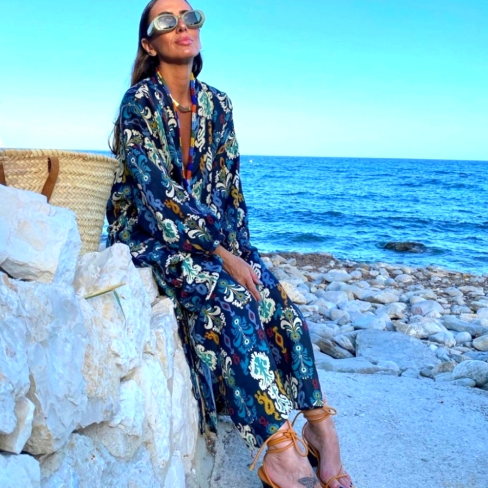 Zara Beaded Hanoi Kimono, Size M